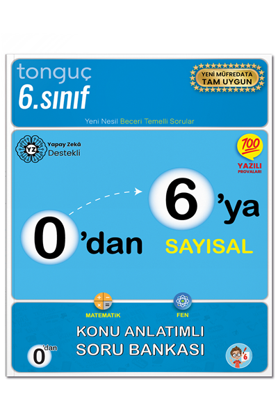 0'dan 6'ya Sayısal Konu Anlatımlı Soru Bankası - 1