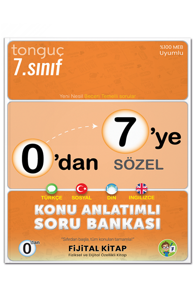 0'dan 7'ye Sözel Konu Anlatımlı Soru Bankası - 1