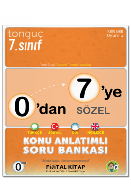 0'dan 7'ye Sözel Konu Anlatımlı Soru Bankası - Tonguç Yayınları