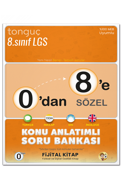 0'dan 8'e Sözel Konu Anlatımlı Soru Bankası - 1