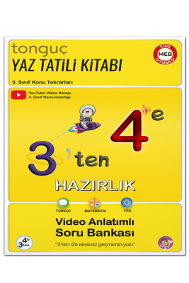 3'ten 4'e Hazırlık Kitabı - Tonguç Yayınları