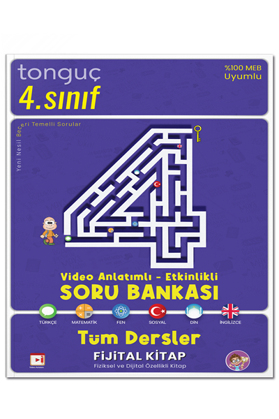4. Sınıf Tüm Dersler Video Anlatımlı - Etkinlikli Soru Bankası - 1