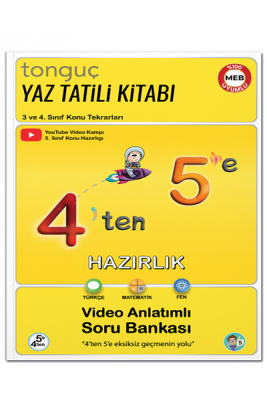 4'ten 5'e Hazırlık Kitabı - Tonguç Yayınları