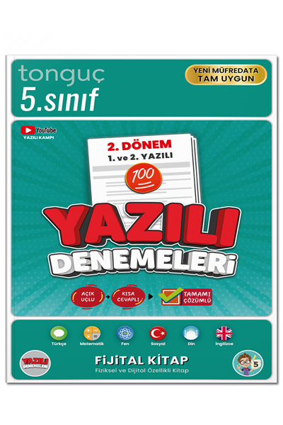 5. Sınıf Yazılı Denemeleri 2. Dönem 1 ve 2. Yazılı - 1