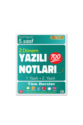 5. Sınıf Yazılı Notları 2. Dönem 1 ve 2. Yazılı - Tonguç Yayınları