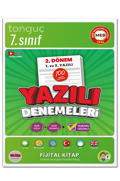 7. Sınıf Yazılı Denemeleri 2. Dönem 1 ve 2. Yazılı - 1