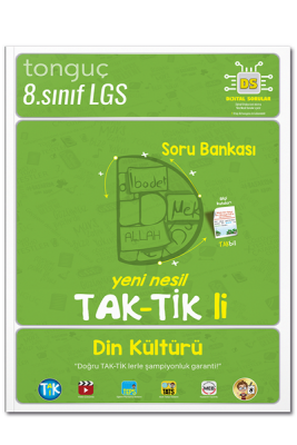 8. Sınıf Din Kültürü ve Ahlak Bilgisi Taktikli Soru Bankası - Tonguç Yayınları