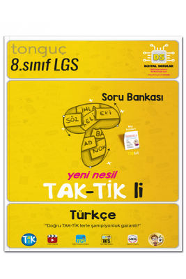 8. Sınıf Türkçe Taktikli Soru Bankası - Tonguç Yayınları