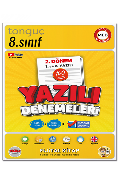 8. Sınıf Yazılı Denemeleri 2. Dönem 1 ve 2. Yazılı - 1