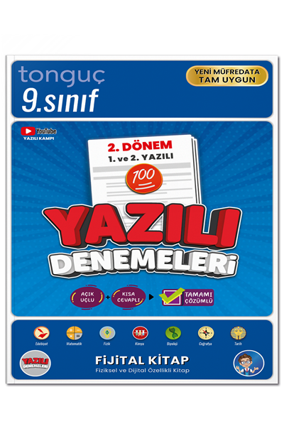 9. Sınıf Yazılı Denemeleri 2. Dönem 1 ve 2. Yazılı - 1