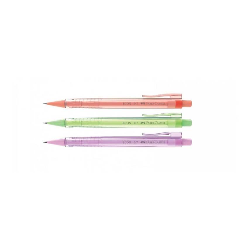 Faber CastellFaber Econ Serisi Versatil Kalem 0.5mm Pastel Renkler 5081534217 - 1