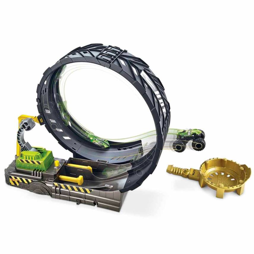 Hot Wheels Monster Trucks Çemberde Yarış Seti HBH70 - 1
