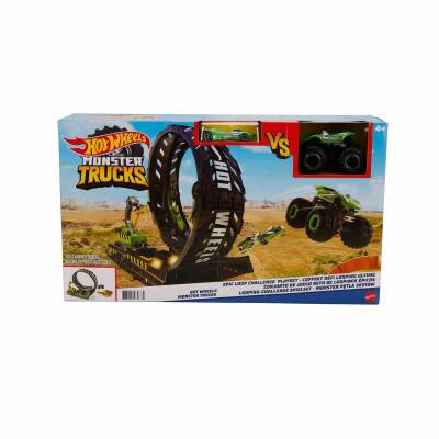 Hot Wheels Monster Trucks Çemberde Yarış Seti HBH70 - 2