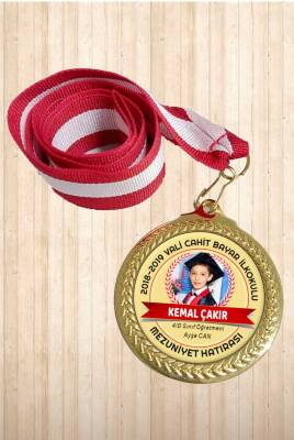 Kişiye Özel Fotoğraflı Mezuniyet Madalyası - Okulyolum