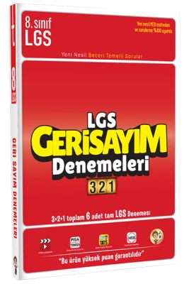 LGS Geri Sayım Denemeleri 321 - Tonguç Yayınları