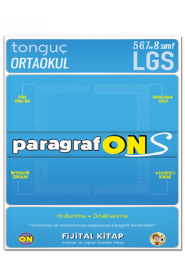 ParagrafONS Paragraf Soru Bankası - 5,6,7. Sınıf ve LGS - Tonguç Yayınları
