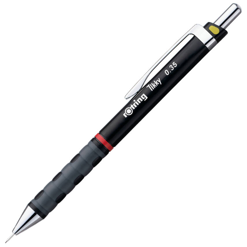 Rotring Tikky 0.35mm Mekanik Kurşun Kalem Siyah - 1