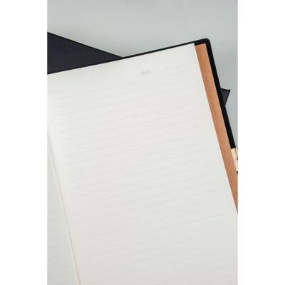 SD700-1-A Toledo Premium Defter A5 Siyah & Knight 88 Mat Siyah Tükenmez Kalem Seti - 2